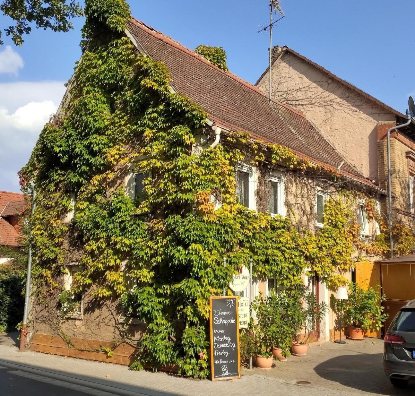 Weingut Weinstube Weinhotel Wolf Harxheim Dış mekan fotoğraf